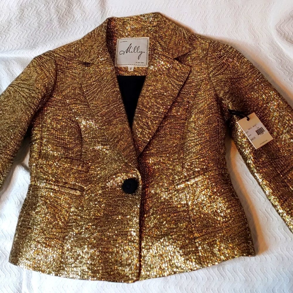 An original Milly of new york size 2 jacket it is brand new it was 495.00, $nwt